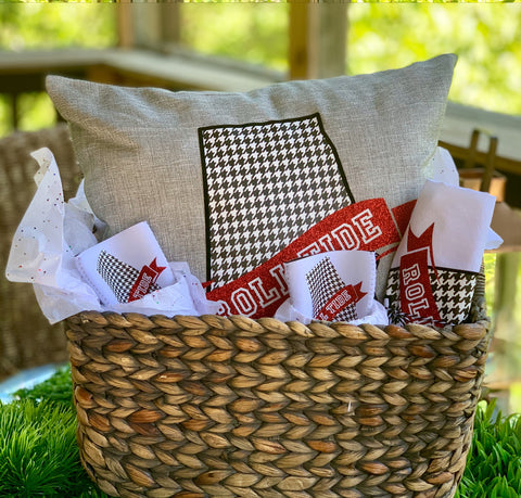 Roll Tide Tailgaiting Basket