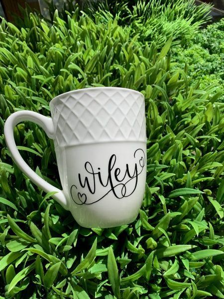Hubby and Wifey Coffee Cup Set
